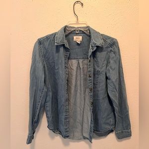 Blue Jean button down shirt. Forever 21. Size small.